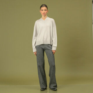 Cashmere Vee Sweater